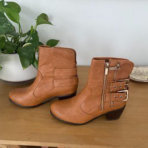 Brown booties